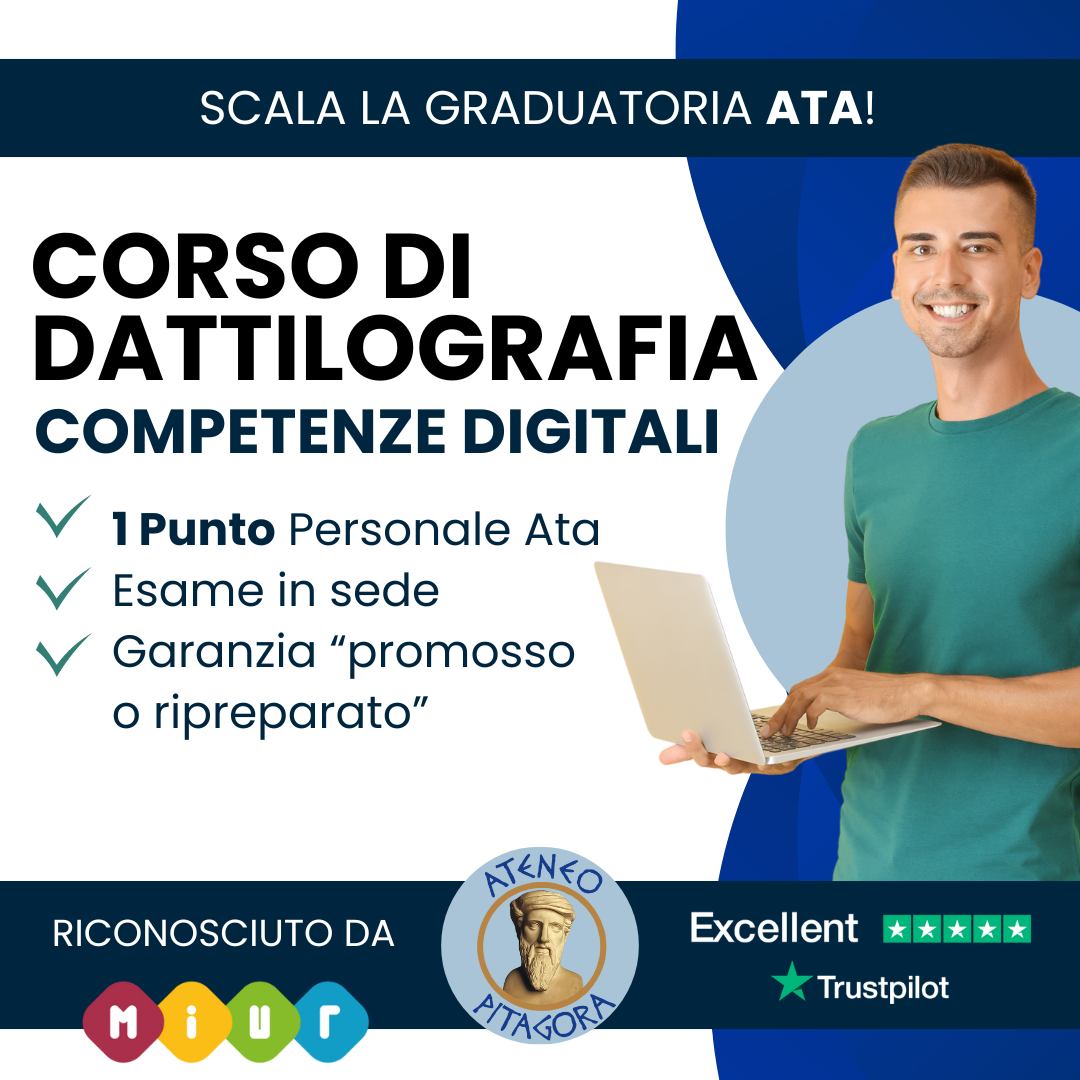 Dattilografia miur esame online economico migliore corso personale ata amministrativo