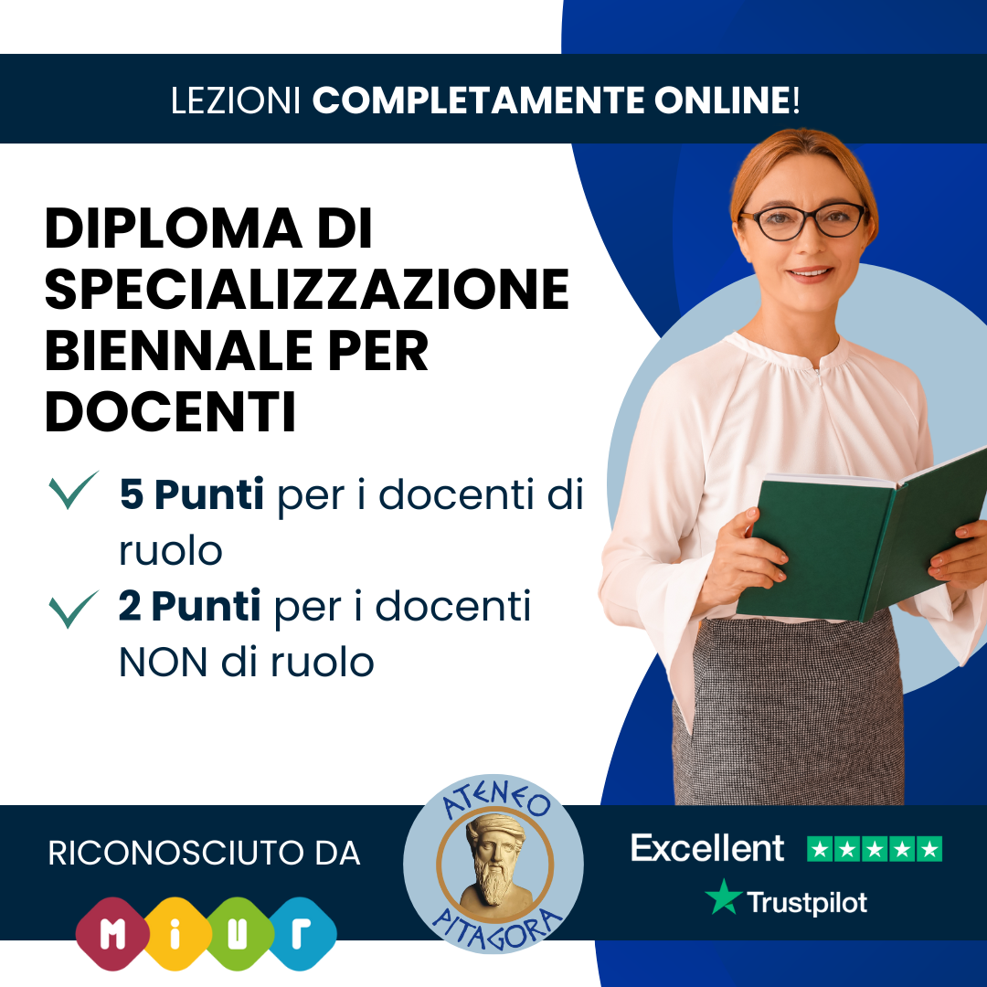 Corso biennale in L’inclusione degli Alunni con Bisogni Educativi Speciali