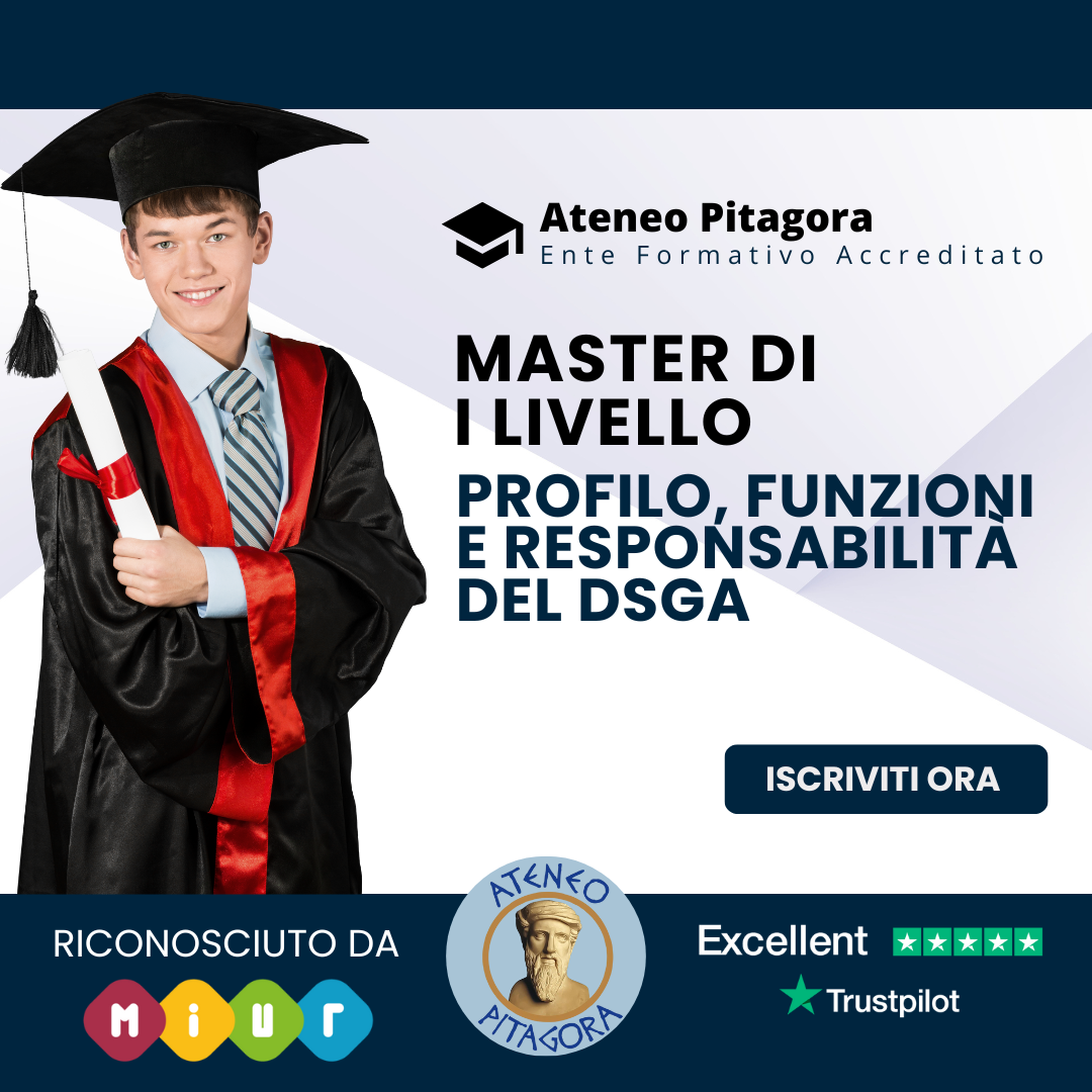 Master di I livello in Profilo, funzioni e responsabilità del DSGA