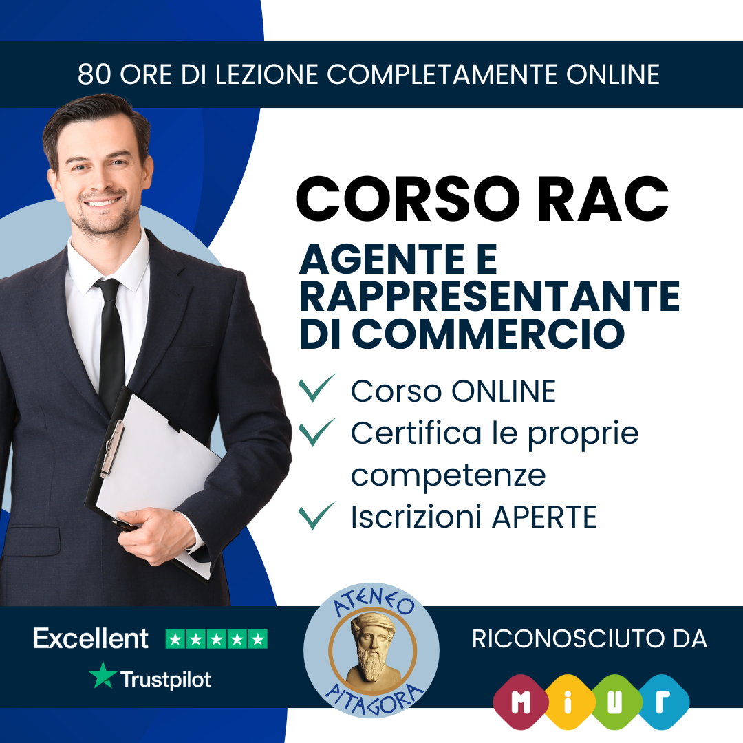 Corso agente e rappresentante di commercio online rac rappresenta camera di commercio abilitazione