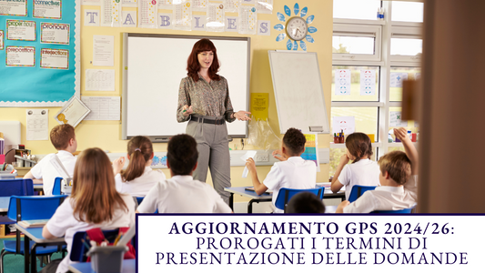 Aggiornamento GPS 2024/26: Prorogati i Termini di Presentazione delle Domande