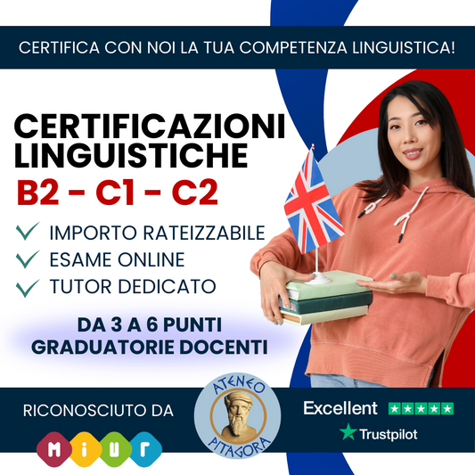CORSI DI LINGUA INGLESE B2 - C1 - C2