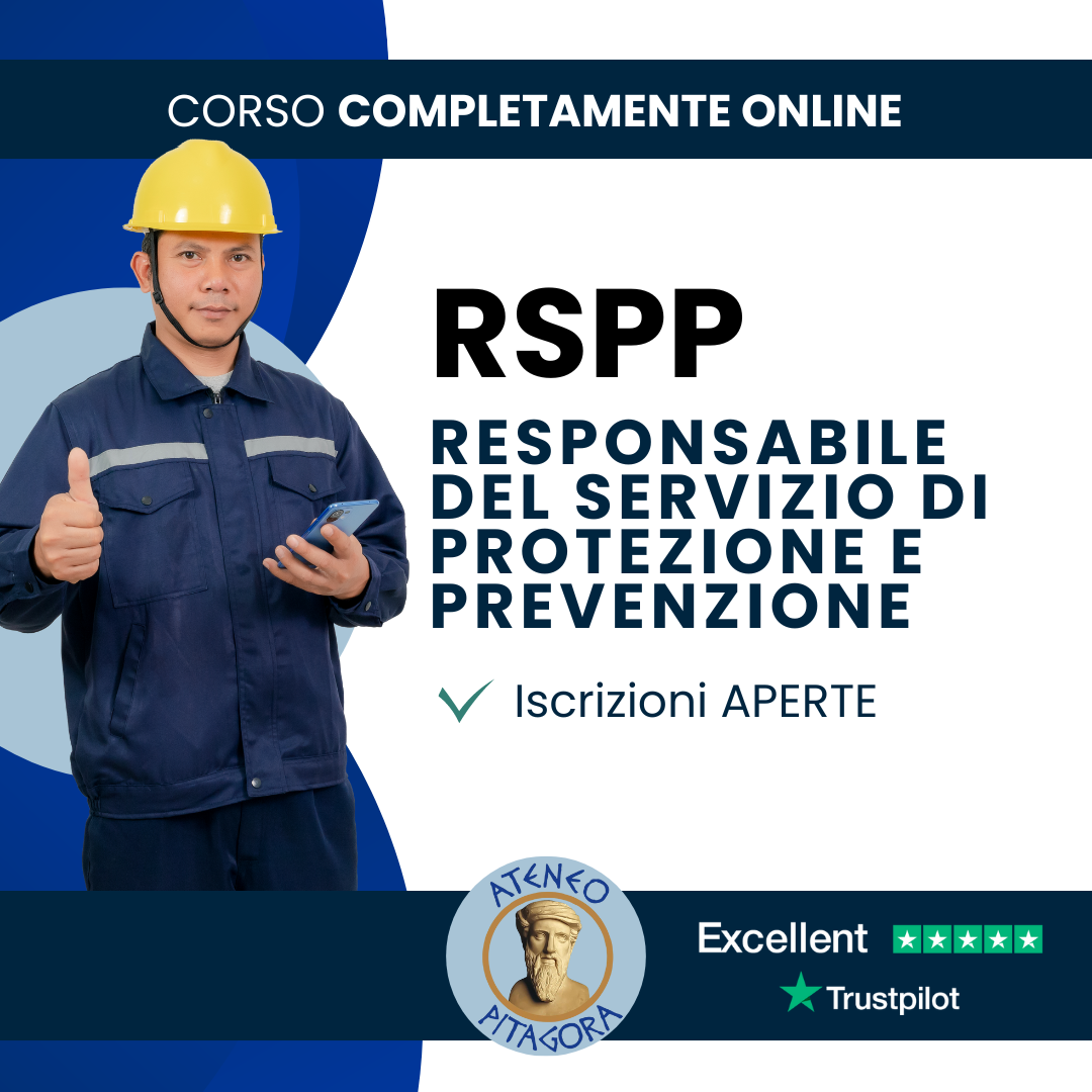 RSPP - RESPONSABILE DEL SERVIZIO DI PROTEZIONE E PREVENZIONE