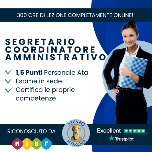CORSO DI SEGRETARIO COORDINATORE AMMINISTRATIVO